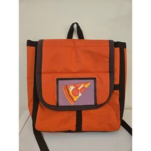 Fortnite Pizza Delivery Insulated Backpack Orange Thermal Delivery Bag Gaming